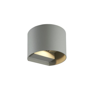Kinkiet zewnętrzny LEDLINE LITE LED 2x3W 3000K ruchomy szary CILINDER