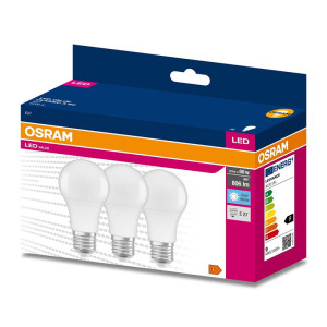 Żarówka LED Osram E27 8,5W 4000K biała neutralna - 3-pak