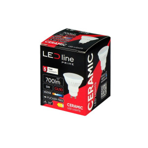 Żarówka LED Ledline PRIME GU10 5W 230V biała zimna