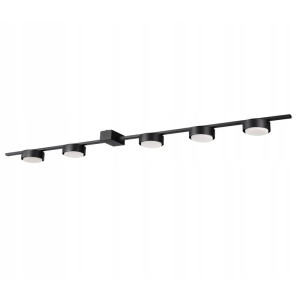 Lampa sufitowa, żyrandol 5xGX53 ZOLA 90cm czarna nowoczesna
