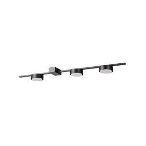 Lampa sufitowa, żyrandol 3xGX53 ZOLA 60cm czarna