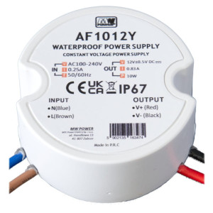 Zasilacz LED 10W 12V 0,83A puszkowy hermetyczny AF1012Y