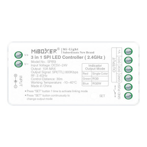 Sterownik kontroler cyfrowy LED 3w1 Mono RGB RGBW Milight SPIR3