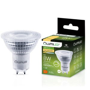 Żarówka LED GU10 8W 3000K ściemnialna biała ciepła