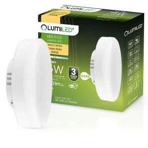 Żarówka LED GX53 12W 230V biała ciepła