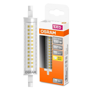 Żarnik, lampa LED R7S 12W 230V 118mm 2700K biała ciepła