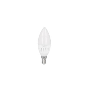 Żarówka LED E14 7W 230V biała ciepła 3000K C37 świeczka