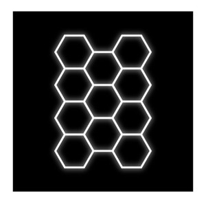 Zestaw 11 lamp LED HEXAGON 322W 6500K 230V AC