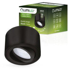 Oprawa do nabudowania ruchoma IP20 AMAT-S - czarna