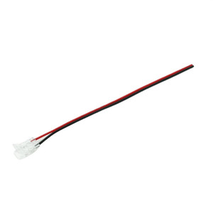 Złączka jednostronna 8 mm 2 pin COB z przewodem 100 mm