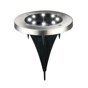 Lampa LED solarna 8xSMD wbijana ogrodowa - 1 szt.