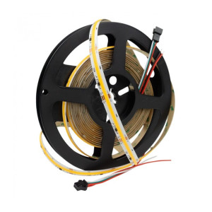 Taśma LED COB 480 9W/m 12V IP20 3000K biała ciepła cyfrowa - rolka 5 metrów