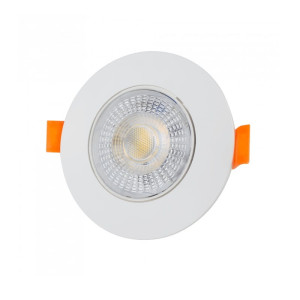 Panel downlight LED 3W/5W/7W CCT podtynkowy biały okrągły ruchomy