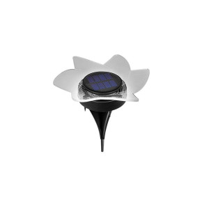 Lampa ogrodowa solarna LED 0,72W 30lm IP44 kwiat biała ciepła