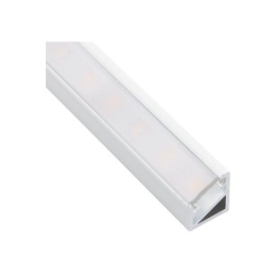 Profil 2m kątowy biały Triline Mini do taśm LED aluminiowy + klosz mleczny