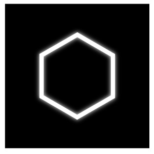 Zestaw biały lamp LED 1 HEXAGON 42W 6500K 230V AC