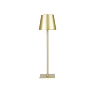 Lampa stołowa 3,5W 400lm CCT IP54 złota aku 2x2000mAh TAZA LED line LITE