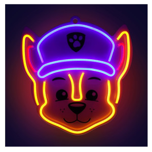 Neon dekoracyjny LED Psi Patrol Chase PLEXI USB Forever Light