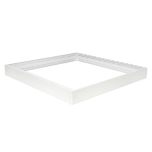 Ramka natynkowa do panelu 60x60 cm kwadratowego wysoka 62mm składana biała