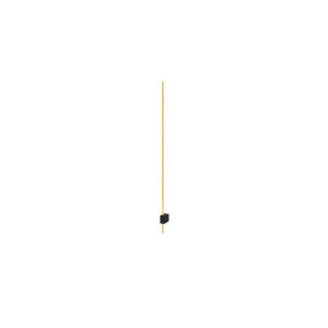 Kinkiet ścienny lampa LED COMO 12W 120cm 4000K czarny + złoty