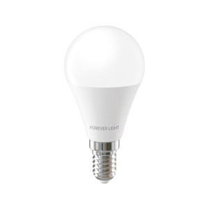 Żarówka LED E14 8,5W biała zimna kulka G45