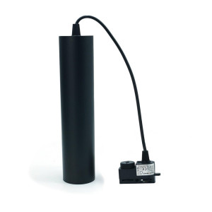 Lampa wisząca na szynoprzewód GU10 240x55 czarna Tractus Rope Slim