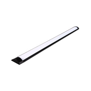 Lampa LED 36W 120cm 230V AC - czarna - biała zimna liniowa, natynkowa