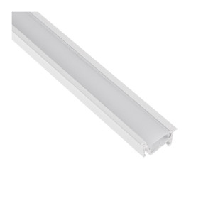 Profil aluminiowy biały Zenoline 2m wpuszczany z kloszem mlecznym