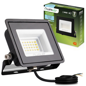 Naświetlacz lampa LED 20W IP65 6500K biała zimna ZUNA2