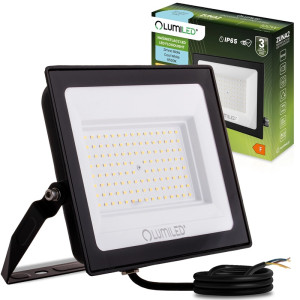 Naświetlacz lampa LED 100W IP65 6500K biała zimna ZUNA2