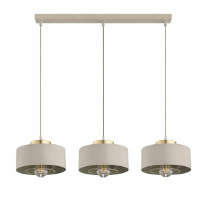 Lampa sufitowa, żyrandol wisząca 3xE27 Sisu ecru
