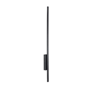 Kinkiet, lampa ogrodowa, elewacyjna LUNA 12W 90 cm biały neutralny IP54 - czarny
