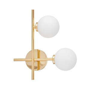 Lampa ścienna kinkiet nowoczesny złoty marsiada neo