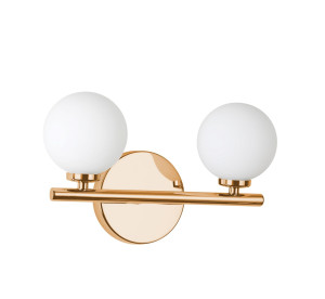 Lampa ścienna kinkiet nowoczesny złoty marsiada w2