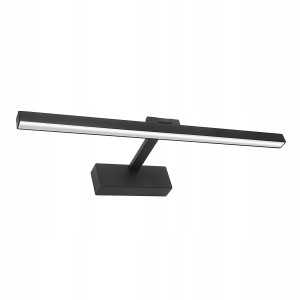 Kinkiet łazienkowy prosty 14w 60cm czarny 4000k