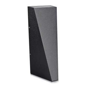 Kinkiet ścienny v-tac 6w led czarny ip65 vt-826 3000k 450lm