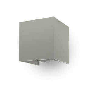 Kinkiet ścienny v-tac 11w led góra/dół regulowany chip bridgelux szary kwadrat ip65 vt-759-12 3000k 1360lm