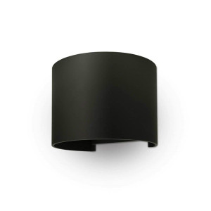 Oprawa ścienna v-tac 5w kinkiet góra/dół regulowany czarny okrągły ip65 bridgelux vt-756 3000k 700lm