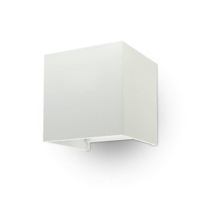 Oprawa ścienna v-tac 5w kinkiet góra/dół regulowany biały kwadrat ip65 bridgelux vt-759 3000k 700lm