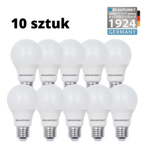 Zestaw 10 sztuk - blaupunkt żarówki led e27 6w barwa naturalna