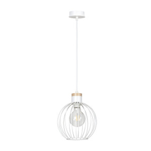 Barbado 1 white 755/1 lampa wisząca loft skandynawska drewno