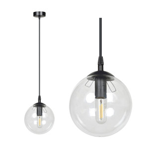 Cosmo 1 bl transparent 711/1 lampa wisząca szklany klosz kula zwis nowoczesny