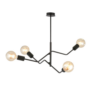 Frix 4 black 1126/4 nowoczesna lampa sufitowa żyrandol design