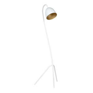 Haris lp1 white / gold 864/3 lampa podłogowa nowoczesna biała złoty środek