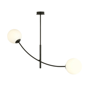 Hunter 2 black/opal 1102/2 lampa sufitowa żyrandol nowoczesny