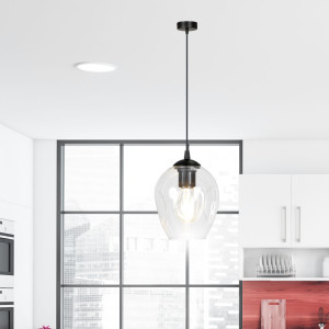 Istar 1 bl transparent 679/1 lampa wisząca żyrandol nowoczesny szklane klosze nowość
