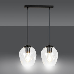 Istar 2 bl transparent 679/2 lampa wisząca żyrandol nowoczesny klosze nowość