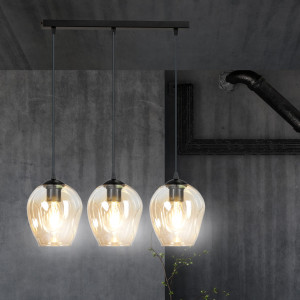 Istar 3 bl miodowa 677/3 lampa wisząca żyrandol nowoczesny klosze nowość