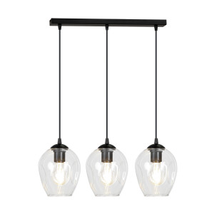 Istar 3 bl transparent 679/3 lampa wisząca żyrandol nowoczesny klosze nowość