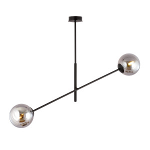 Linear 2 black/grafit 1167/2 lampa sufitowa żyrandol nowoczesny klosze